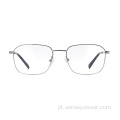 Unisex Square Titanium Óptica Óculos Quadro Eyewear